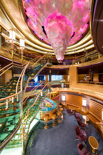 Atrium a bordo del Eurodam (Holland America Line) CRUCEROS EURODAM HOLLAND AMERICA FIORDOS NORUEGOS OFERTA DESCUENTO